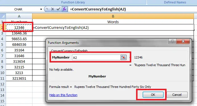 Number To Words Converter In Excel Indian Currency Convert Number To